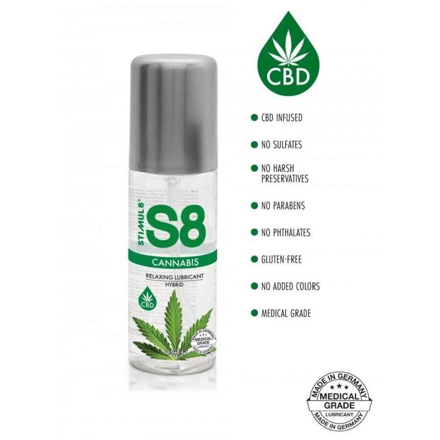 STIMUL8 - S8 CANNABIS HYBRID-SCHMIERMITTEL 125 ML - Vanelion Paradise