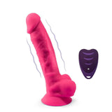 SILEXD - REALISTISCHER PENIS MODELL 18 ROSA VIBRATION + FERNBEDIENUNG LRS - Vanelion Paradise