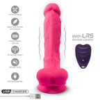 SILEXD - REALISTISCHER PENIS MODELL 18 ROSA VIBRATION + FERNBEDIENUNG LRS - Vanelion Paradise