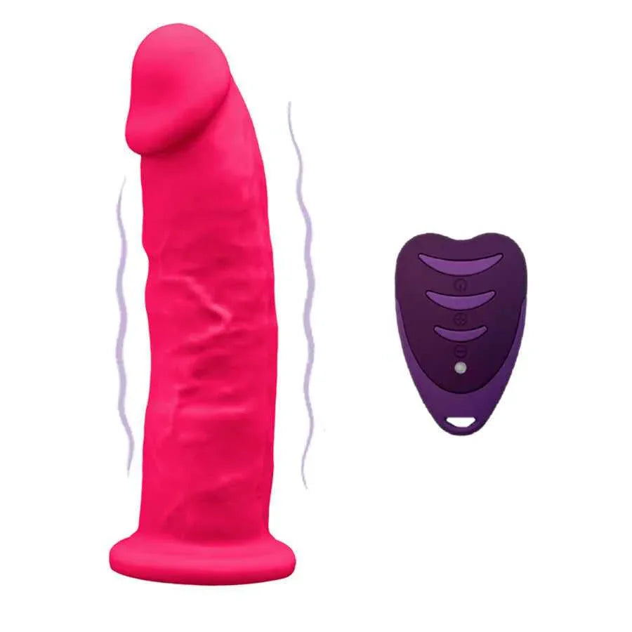 SILEXD - REALISTISCHER PENIS MODELL 2 ROSA + FERNBEDIENUNG LRS 17 CM - Vanelion Paradise