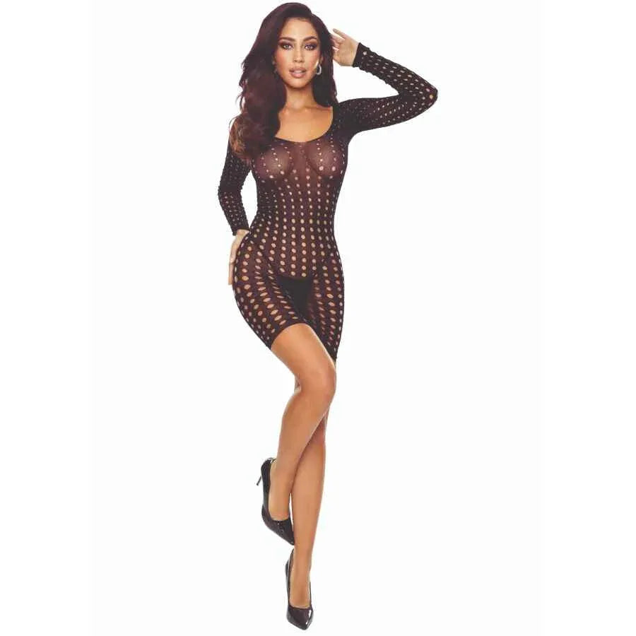 PASSION - BS110 BODYSTOCKING SCHWARZE PUNKTE - Vanelion Paradise