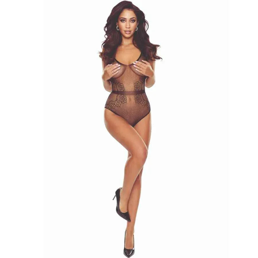 PASSION - BS115 SCHWARZER GITTER-BODYSTOCKING - Vanelion Paradise