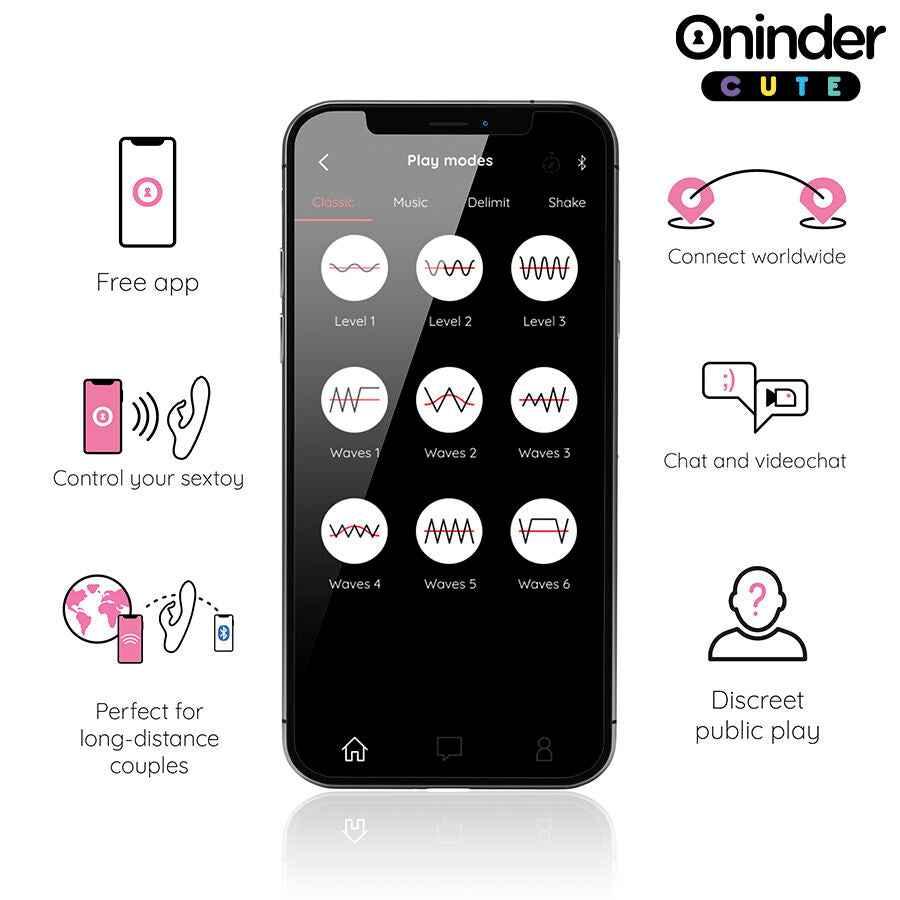 ONINDER CUTE - LOVE BUNNY VIBRATOR G-SPOT CLITORIS - KOSTENLOSE WELTWEITE APP - Vanelion Paradise