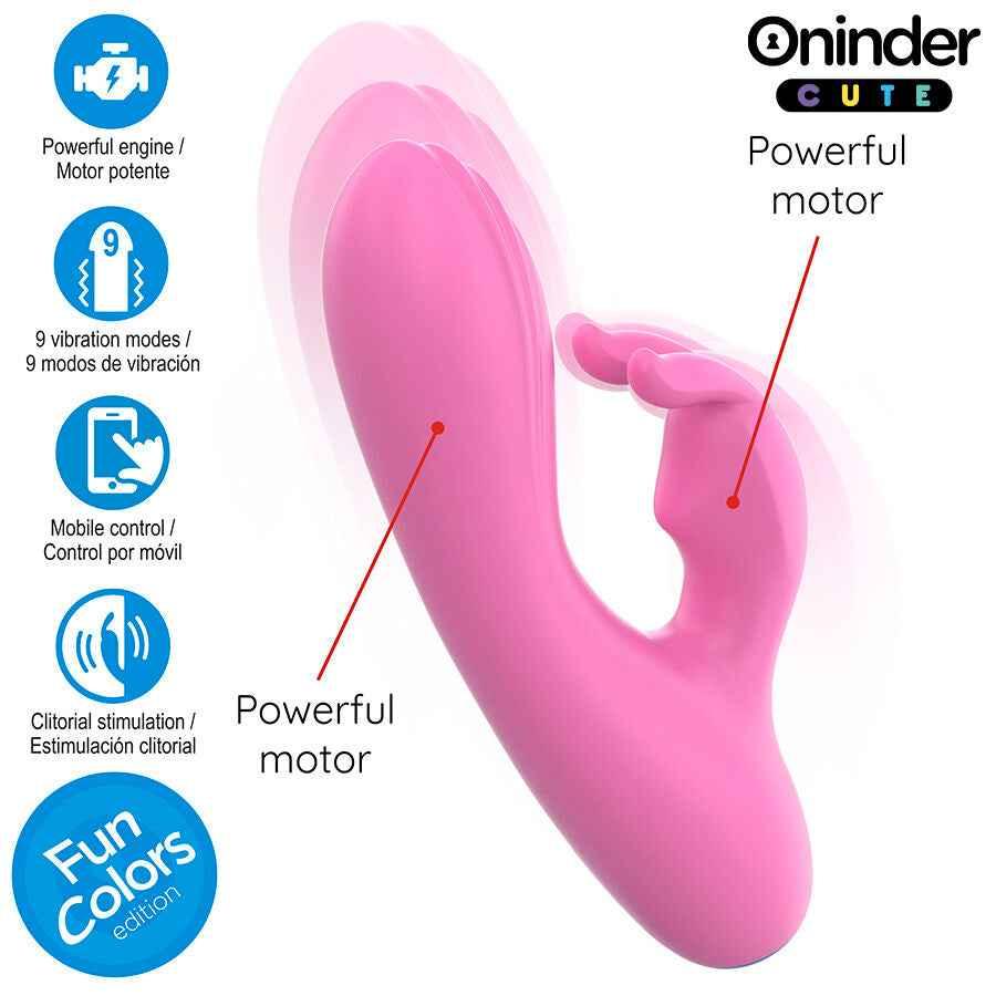 ONINDER CUTE - LOVE BUNNY VIBRATOR G-SPOT CLITORIS - KOSTENLOSE WELTWEITE APP - Vanelion Paradise