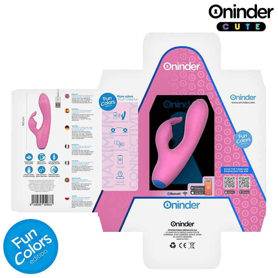 ONINDER CUTE - LOVE BUNNY VIBRATOR G-SPOT CLITORIS - KOSTENLOSE WELTWEITE APP - Vanelion Paradise