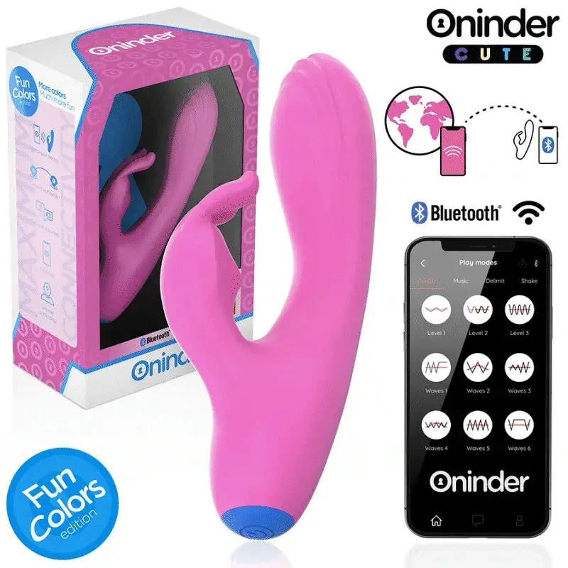 ONINDER CUTE - LOVE BUNNY VIBRATOR G-SPOT CLITORIS - KOSTENLOSE WELTWEITE APP - Vanelion Paradise