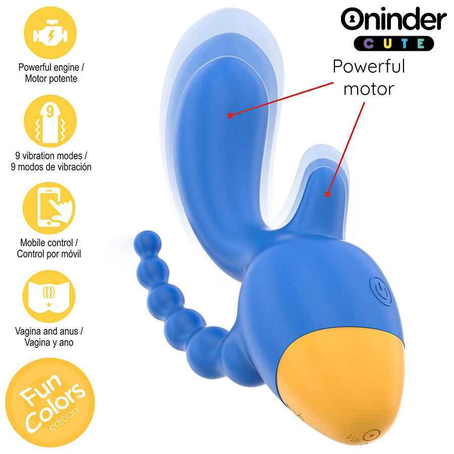 ONINDER CUTE - LOVE 3 SOME DREIFACHVIBRATOR - KOSTENLOSE WELTWEITE APP - Vanelion Paradise