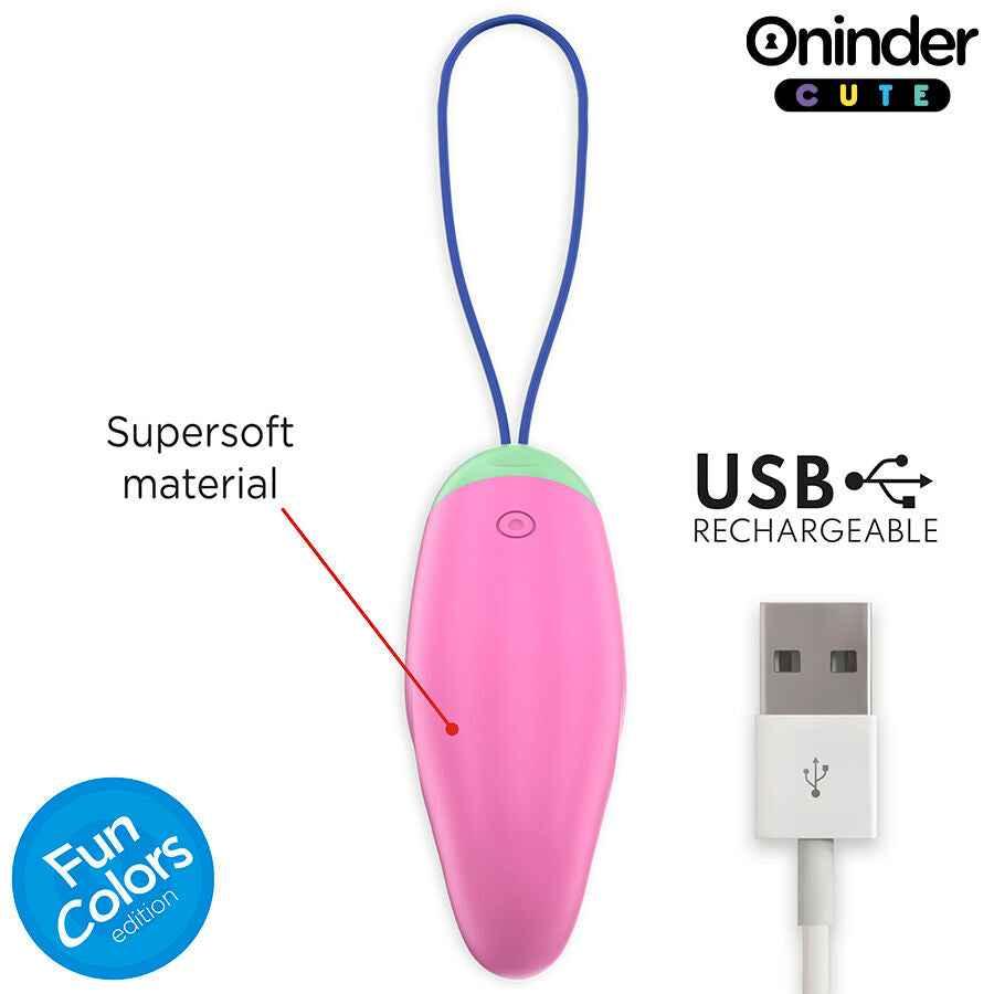 ONINDER CUTE - LOVE PLEASURE VIBRO-ROTIERENDES EI 360° SILIKON - KOSTENLOSE WELTWEITE APP - Vanelion Paradise