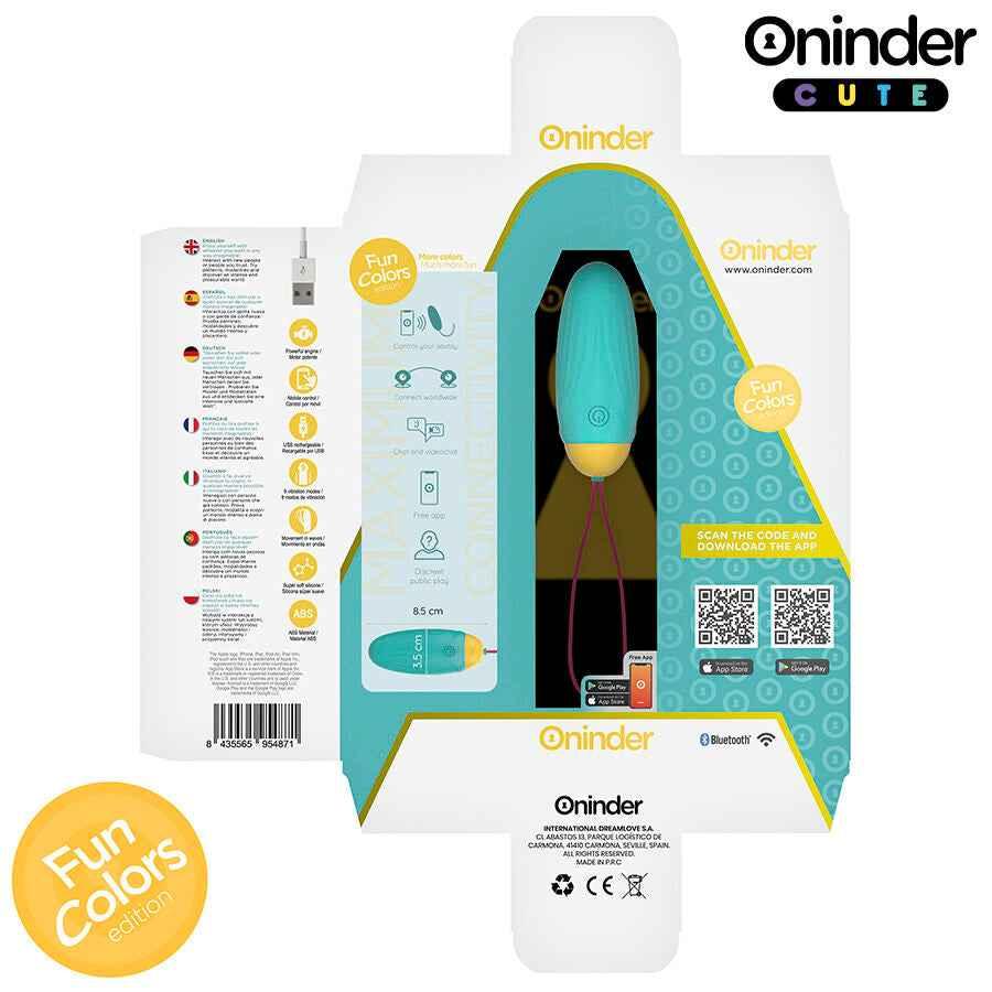 ONINDER CUTE - LOVE PLEASURE VIBRO-ROTIERENDES SILIKON-EDELSTEIN-EI - KOSTENLOSE WELTWEITE APP - Vanelion Paradise