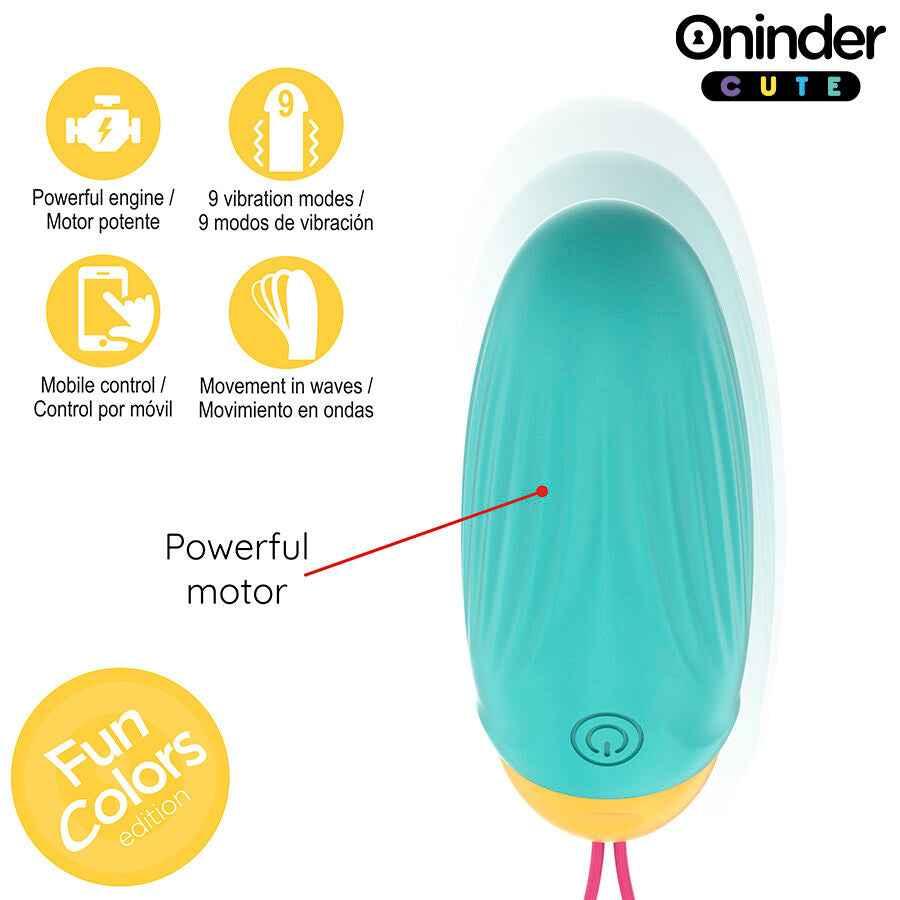 ONINDER CUTE - LOVE PLEASURE VIBRO-ROTIERENDES SILIKON-EDELSTEIN-EI - KOSTENLOSE WELTWEITE APP - Vanelion Paradise