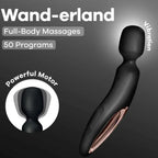 SATISFYER - WAND ERLAND VIBRIERENDES MASSAGER SCHWARZ - Vanelion Paradise