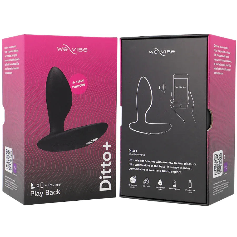 WE-VIBE - VECTOR+ SCHWARZES PROSTATAMASSAGER - Vanelion Paradise