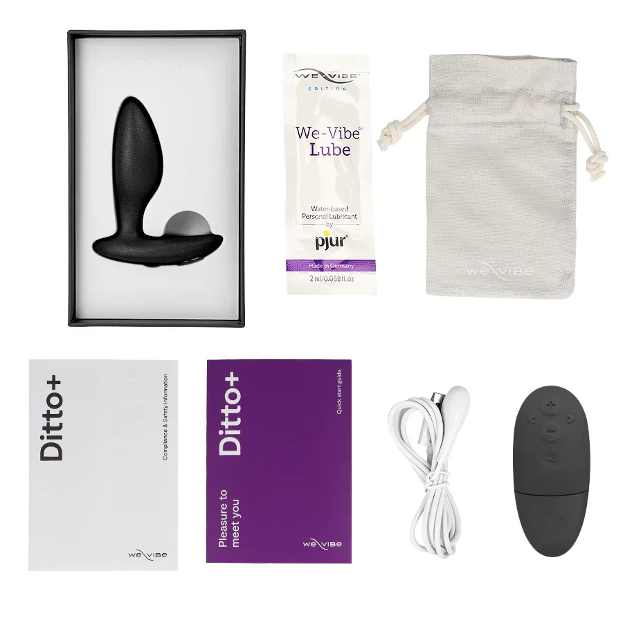 WE-VIBE - VECTOR+ SCHWARZES PROSTATAMASSAGER - Vanelion Paradise