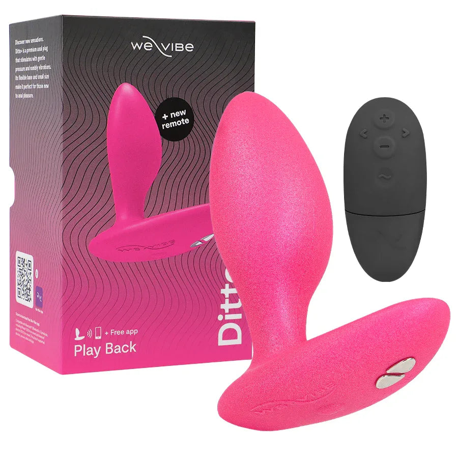 WE-VIBE - DITTO+ ANAL PLUG VIBRATOR ROSA - Vanelion Paradise