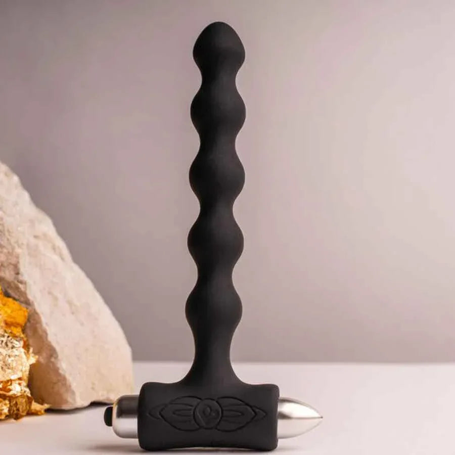 ROCKS-OFF - PETITE SENSATIONS PEARLS ANAL PLUG VIBRATOR SCHWARZ - Vanelion Paradise