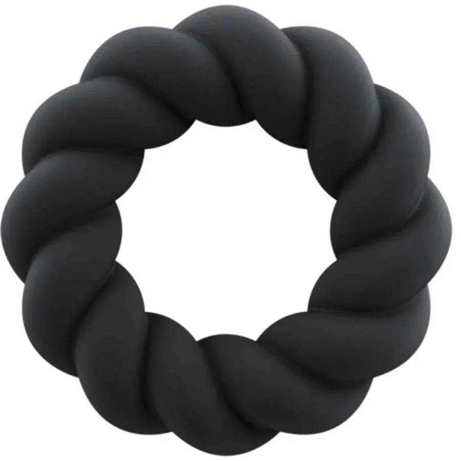 ROCKS-OFF - TWIST SCHWARZER SILIKON-MASTURBATORRING - Vanelion Paradise