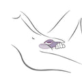 ROCKS-OFF - GLO-GIRL LILA RABBIT VIBRATOR - Vanelion Paradise
