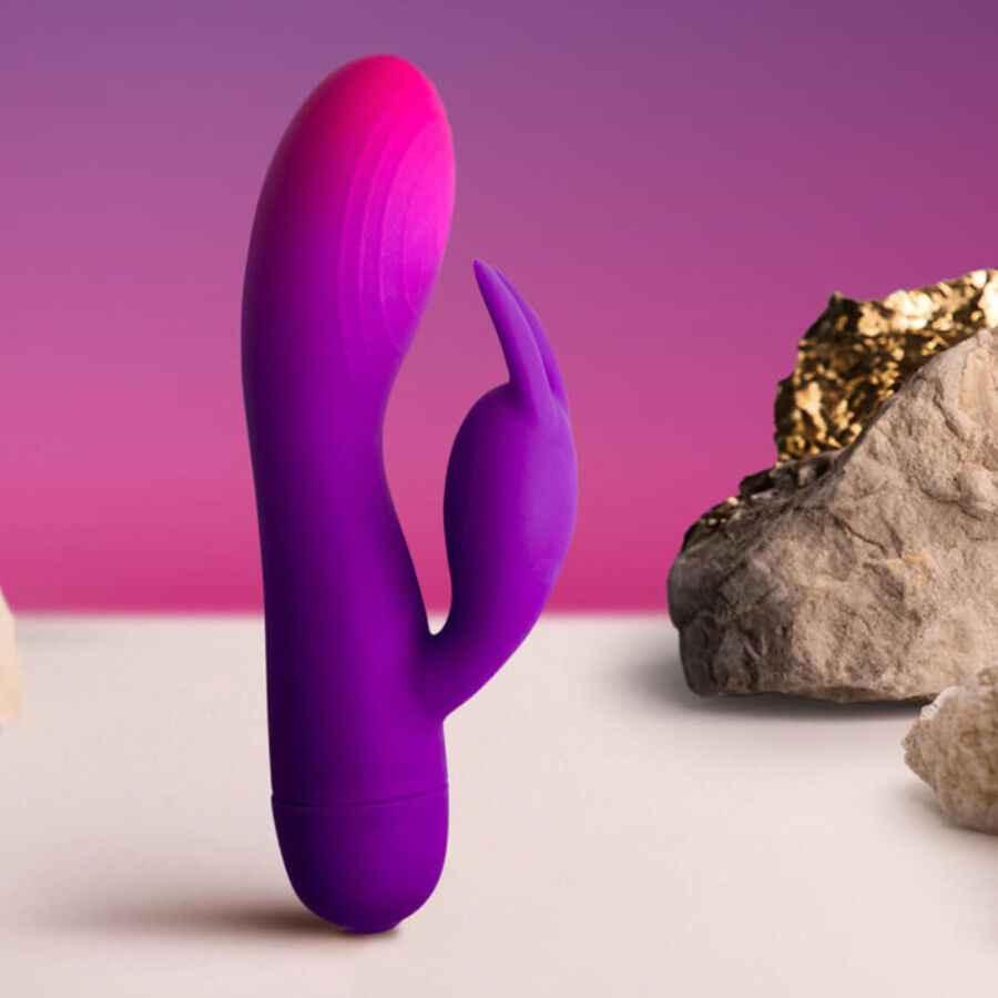 ROCKS-OFF - GLO-GIRL LILA RABBIT VIBRATOR - Vanelion Paradise