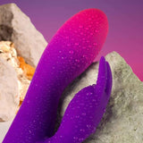 ROCKS-OFF - GLO-GIRL LILA RABBIT VIBRATOR - Vanelion Paradise