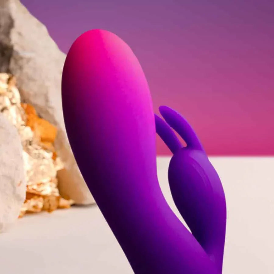 ROCKS-OFF - GLO-GIRL LILA RABBIT VIBRATOR - Vanelion Paradise