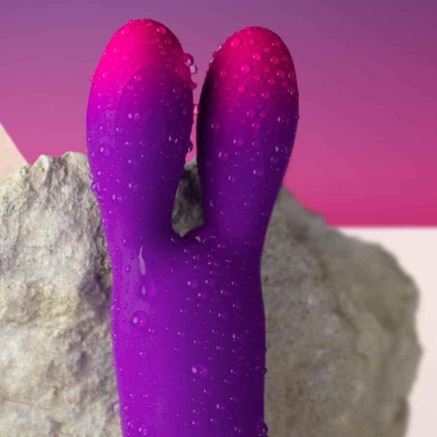 ROCKS-OFF - GLO-GIRL BUNNY LILA FLEXIBLER VIBRATOR - Vanelion Paradise