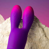 ROCKS-OFF - GLO-GIRL BUNNY LILA FLEXIBLER VIBRATOR - Vanelion Paradise