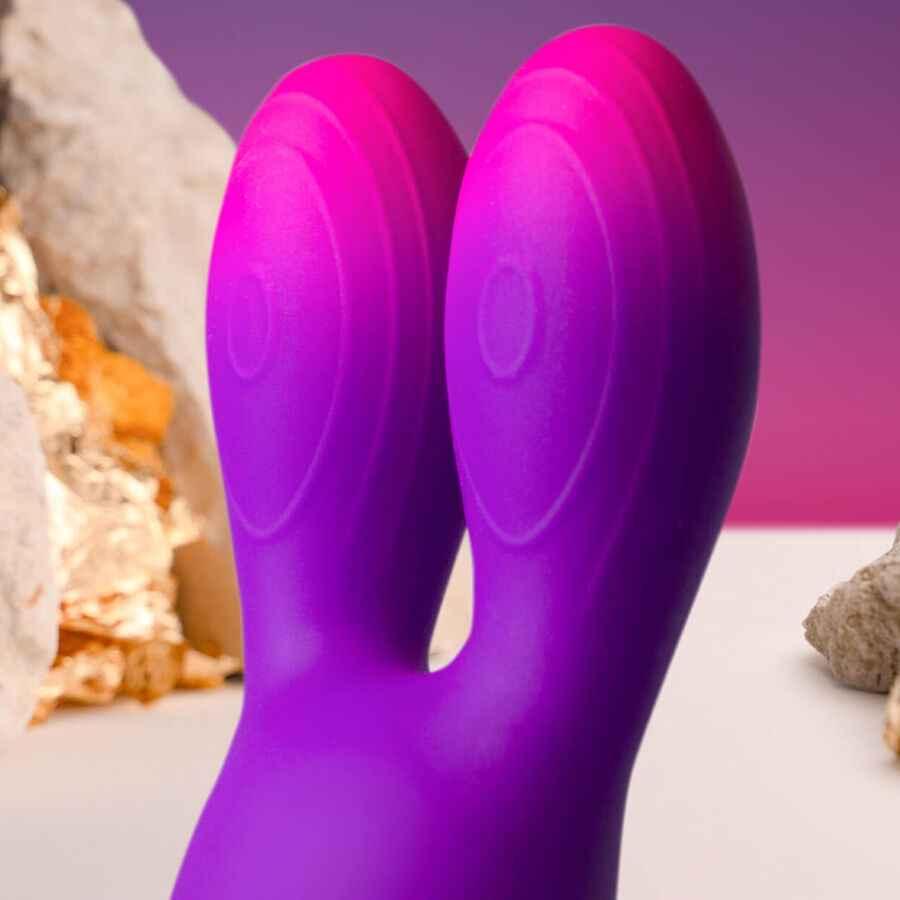 ROCKS-OFF - GLO-GIRL BUNNY LILA FLEXIBLER VIBRATOR - Vanelion Paradise