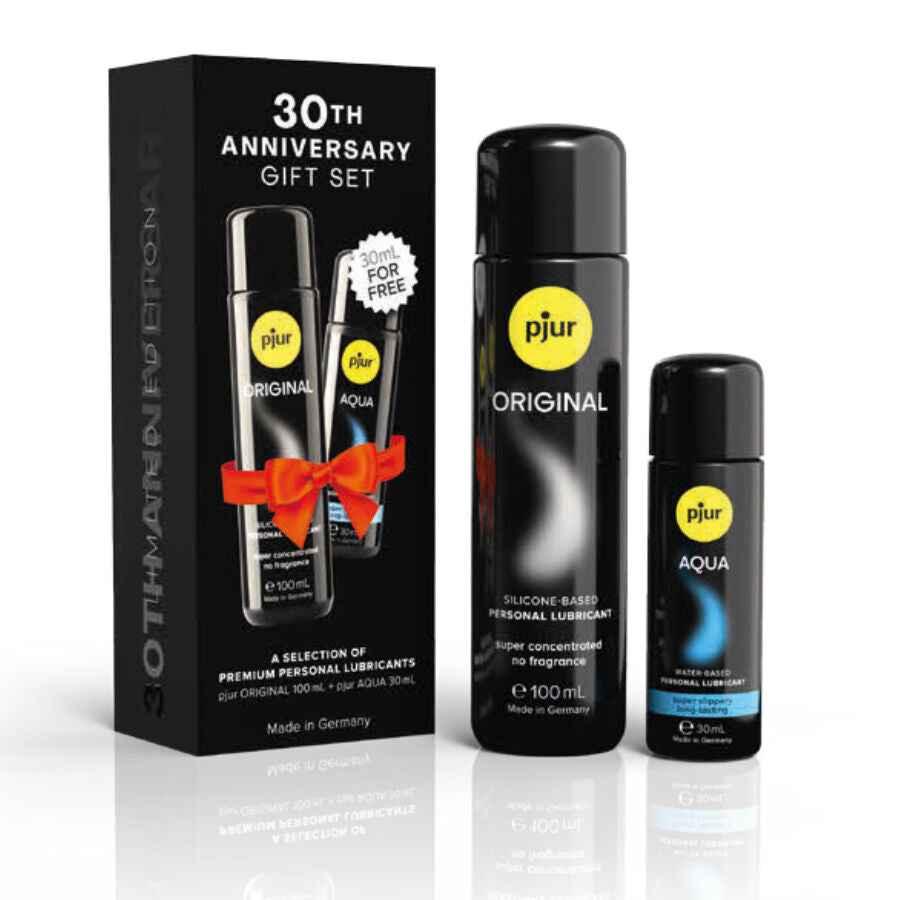 PJUR - SET 30. JAHRESTAG PJUR ORIGINAL 100 ML + PJUR AQUA 30 ML ALS GESCHENK - Vanelion Paradise