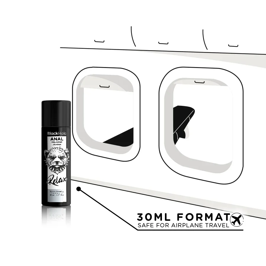 BLACK HOLE - ANAL ENTSPANNENDE JOJOBA RELAX SILIKONBASIS 30 ML - Vanelion Paradise
