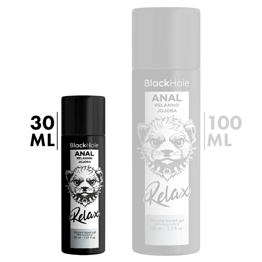 BLACK HOLE - ANAL ENTSPANNENDE JOJOBA RELAX SILIKONBASIS 30 ML - Vanelion Paradise