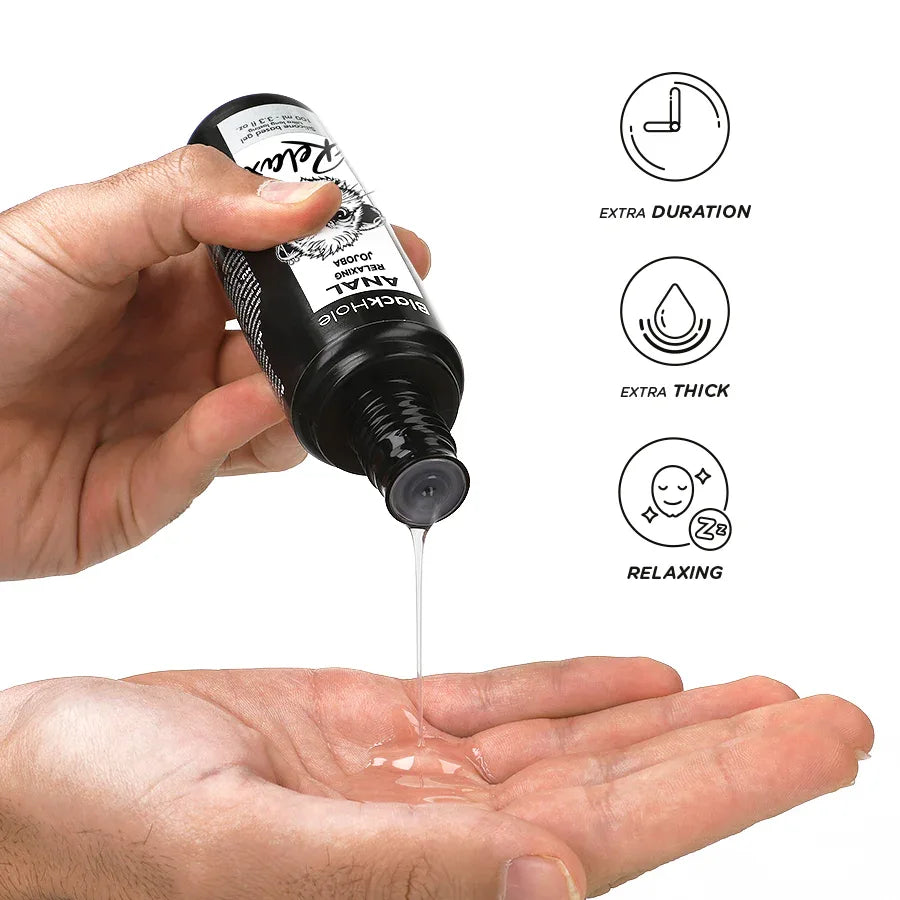 BLACK HOLE - ANAL ENTSPANNENDE JOJOBA RELAX SILIKONBASIS 100 ML - Vanelion Paradise