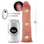 COCK MILLER - HYPERREALISTISCHER DILDO MIT SAUGNÄPFEN UND STOSSFUNKTION MIT FERNBEDIENUNG 21,5 CM - Vanelion Paradise