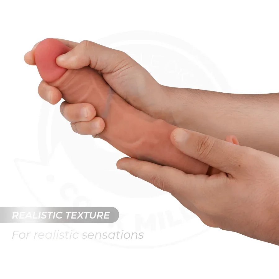 COCK MILLER - HYPERREALISTISCHER DILDO MIT SAUGNÄPFEN UND STOSSFUNKTION MIT FERNBEDIENUNG 21,5 CM - Vanelion Paradise