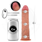 COCK MILLER - REALISTISCHER DILDO MIT SAUGNÄPFEN UND FERNBEDIENUNG UND VIBRATION 19,5 CM - Vanelion Paradise