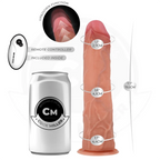 COCK MILLER - HYPERREALISTISCHER DILDO MIT SAUGNÄPFEN UND STOSSFUNKTION MIT FERNBEDIENUNG 19,5 CM - Vanelion Paradise