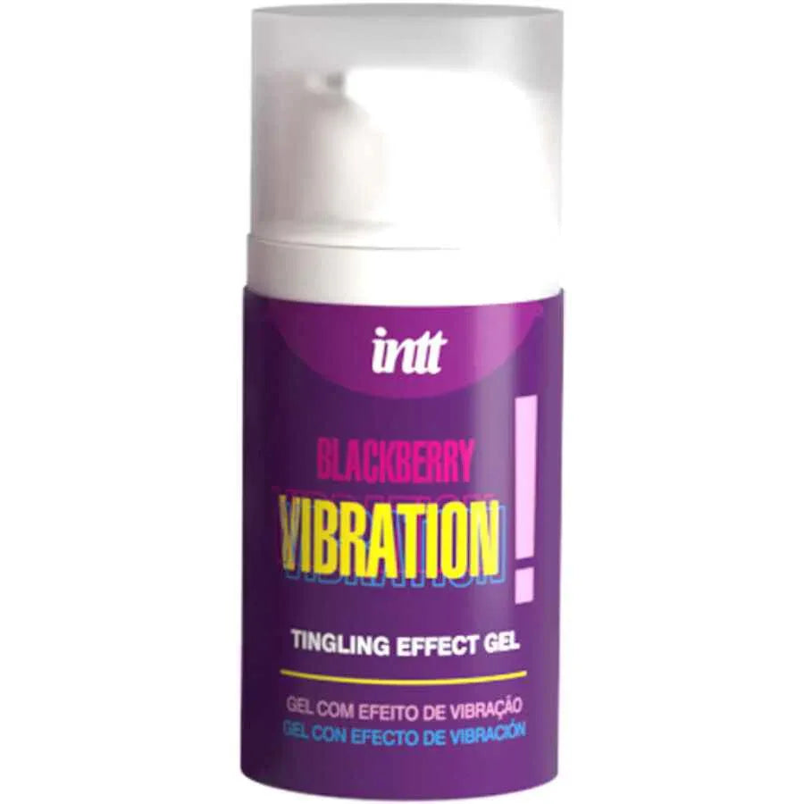 INTT RELEASES - FLÜSSIGE VIBRATIONSGEL MIT BROMBEERGESCHMACK 15 ML - Vanelion Paradise