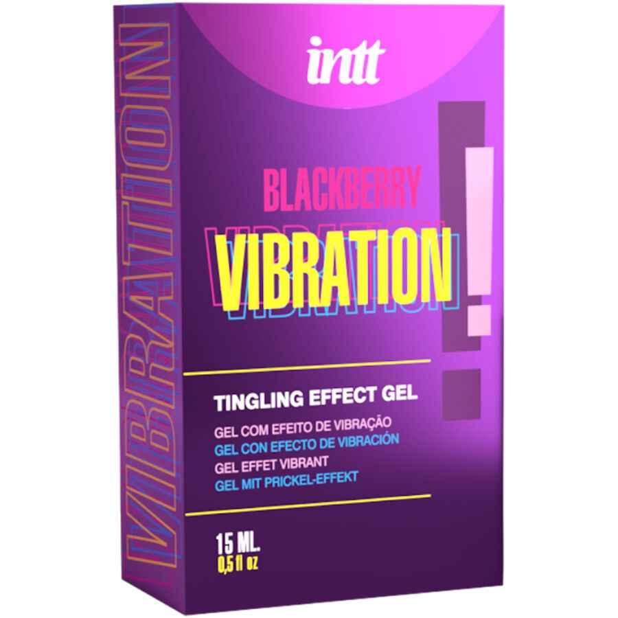 INTT RELEASES - FLÜSSIGE VIBRATIONSGEL MIT BROMBEERGESCHMACK 15 ML - Vanelion Paradise