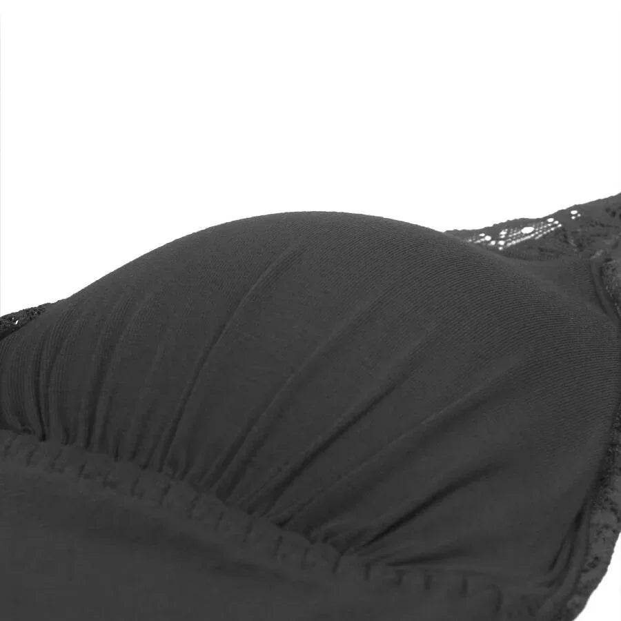 SUBBLIME - SCHWARZER TEDDY MIT BLUMENSPITZENDETAIL S/M - Vanelion Paradise