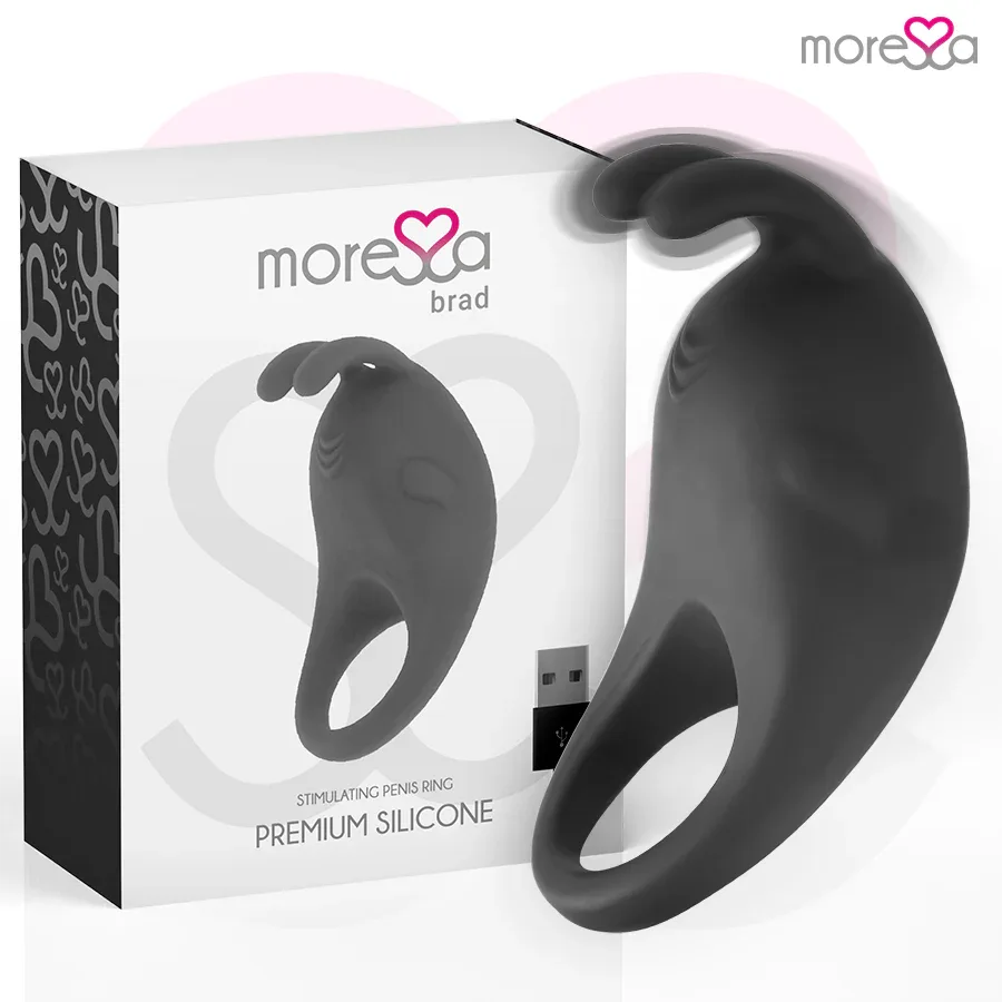 MORESSA - BRAD PREMIUM SILIKON WIEDERAUFLADBAR SCHWARZ - Vanelion Paradise