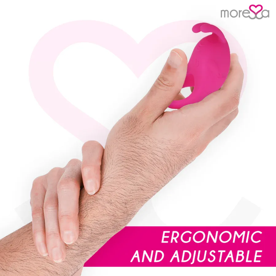 MORESSA - BRAD PREMIUM SILIKON WIEDERAUFLADBAR ROSA - Vanelion Paradise