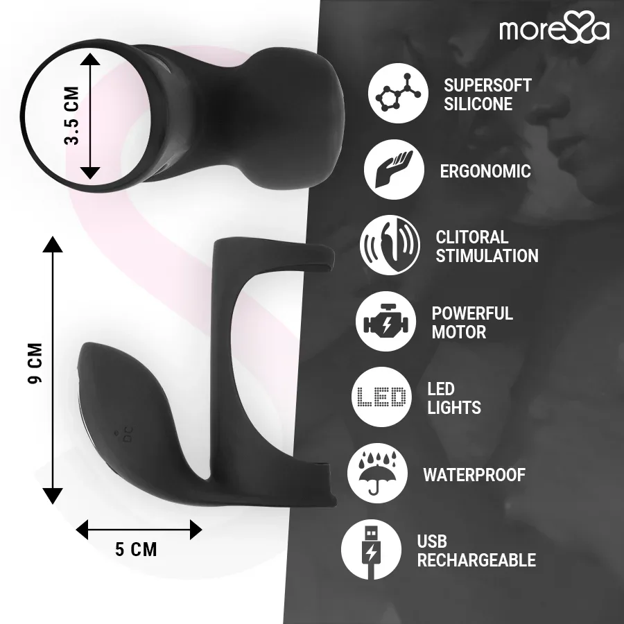 MORESSA - BRANDON VIBRATORRING MIT ABDECKUNG - Vanelion Paradise