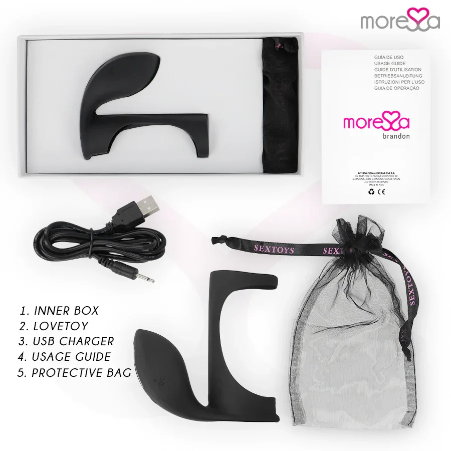 MORESSA - BRANDON VIBRATORRING MIT ABDECKUNG - Vanelion Paradise