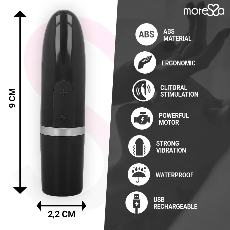 MORESSA - IVY VIBRATOR STIMULATOR REISE SCHWARZ - Vanelion Paradise