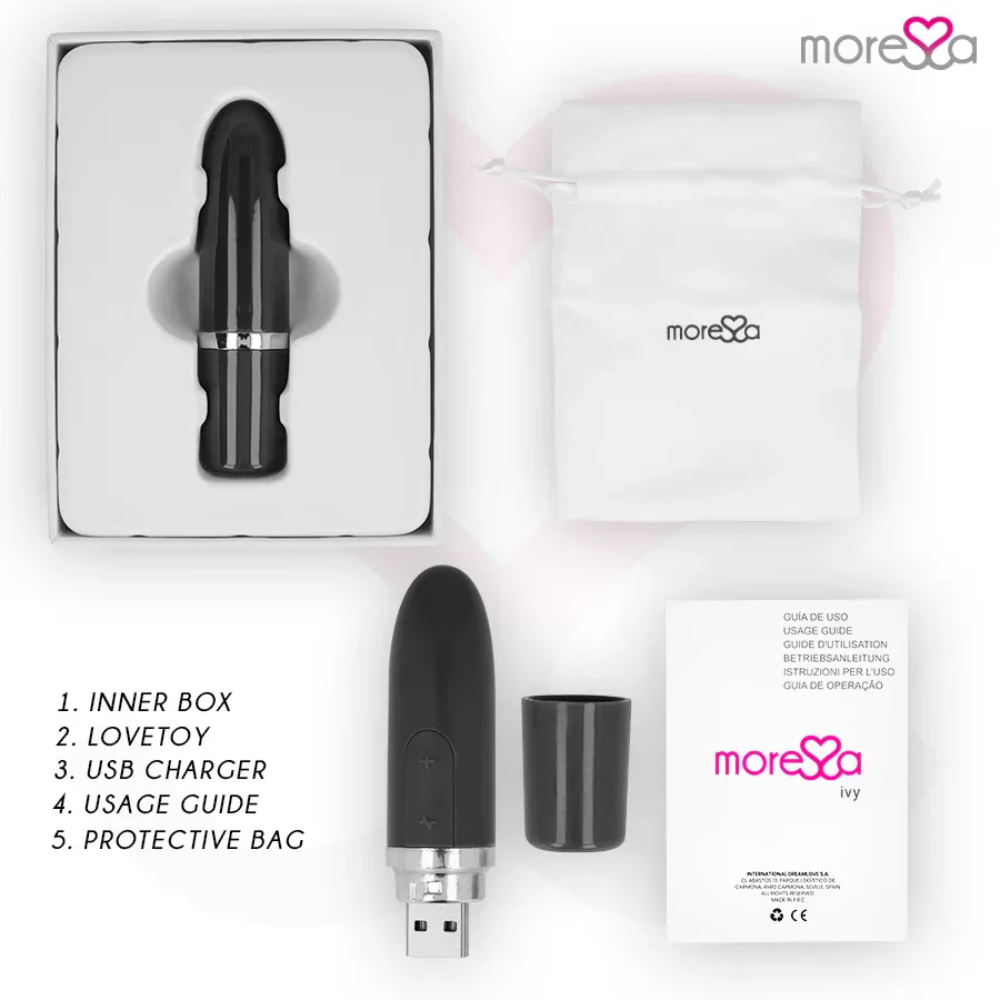 MORESSA - IVY VIBRATOR STIMULATOR REISE SCHWARZ - Vanelion Paradise