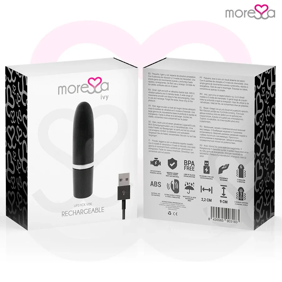 MORESSA - IVY VIBRATOR STIMULATOR REISE SCHWARZ - Vanelion Paradise