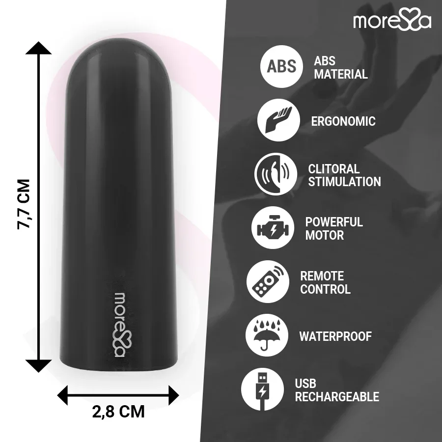MORESSA - NIX VIBRATOR FERNBEDIENUNG SCHWARZ - Vanelion Paradise