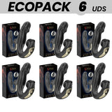 ECOPACKS 6 EINHEITEN - IBIZA ROSE VIBRATOR MIT SCHNAPPENDEM EFFEKT UND KLITORISSTIMULATOR - Vanelion Paradise