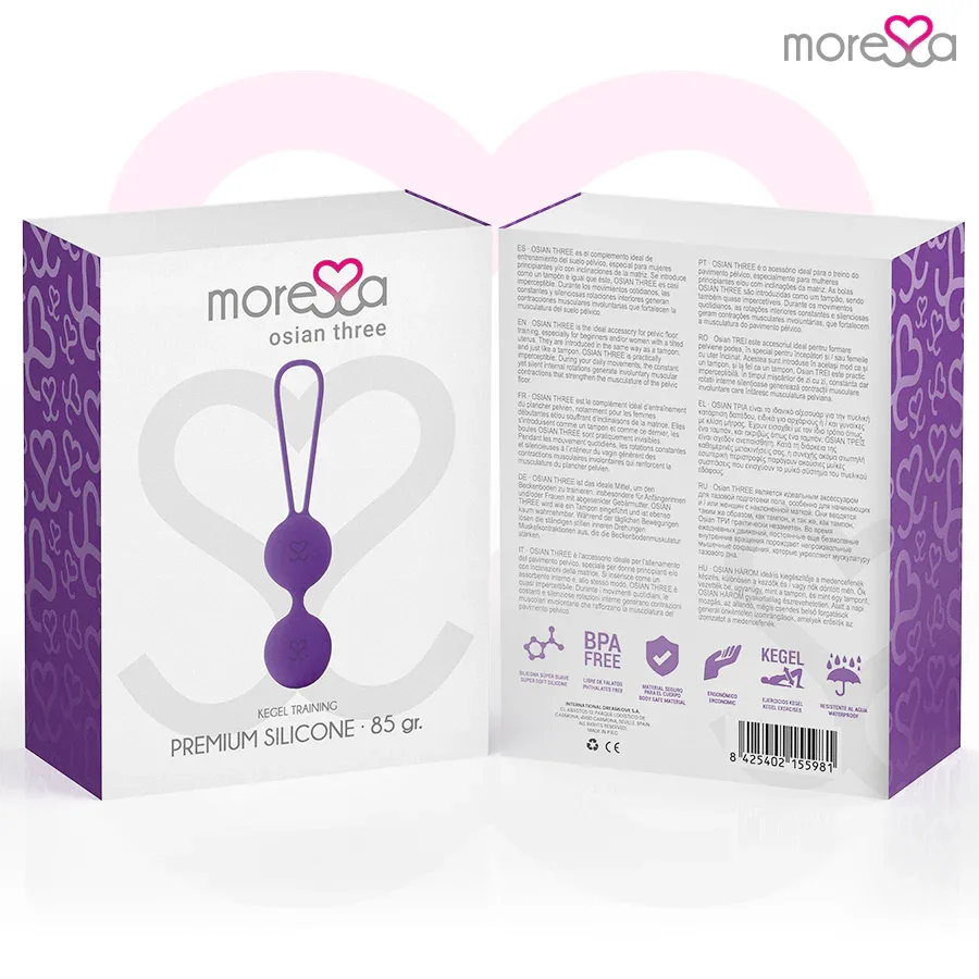 MORESSA - OSIAN DREI PREMIUM LILA SILIKON - Vanelion Paradise