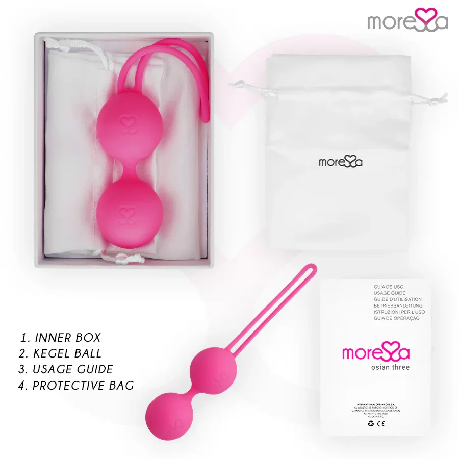 MORESSA - OSIAN DREI PREMIUM SILIKON ROSA - Vanelion Paradise