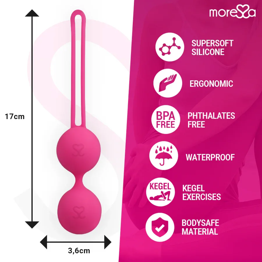 MORESSA - OSIAN DREI PREMIUM SILIKON ROSA - Vanelion Paradise